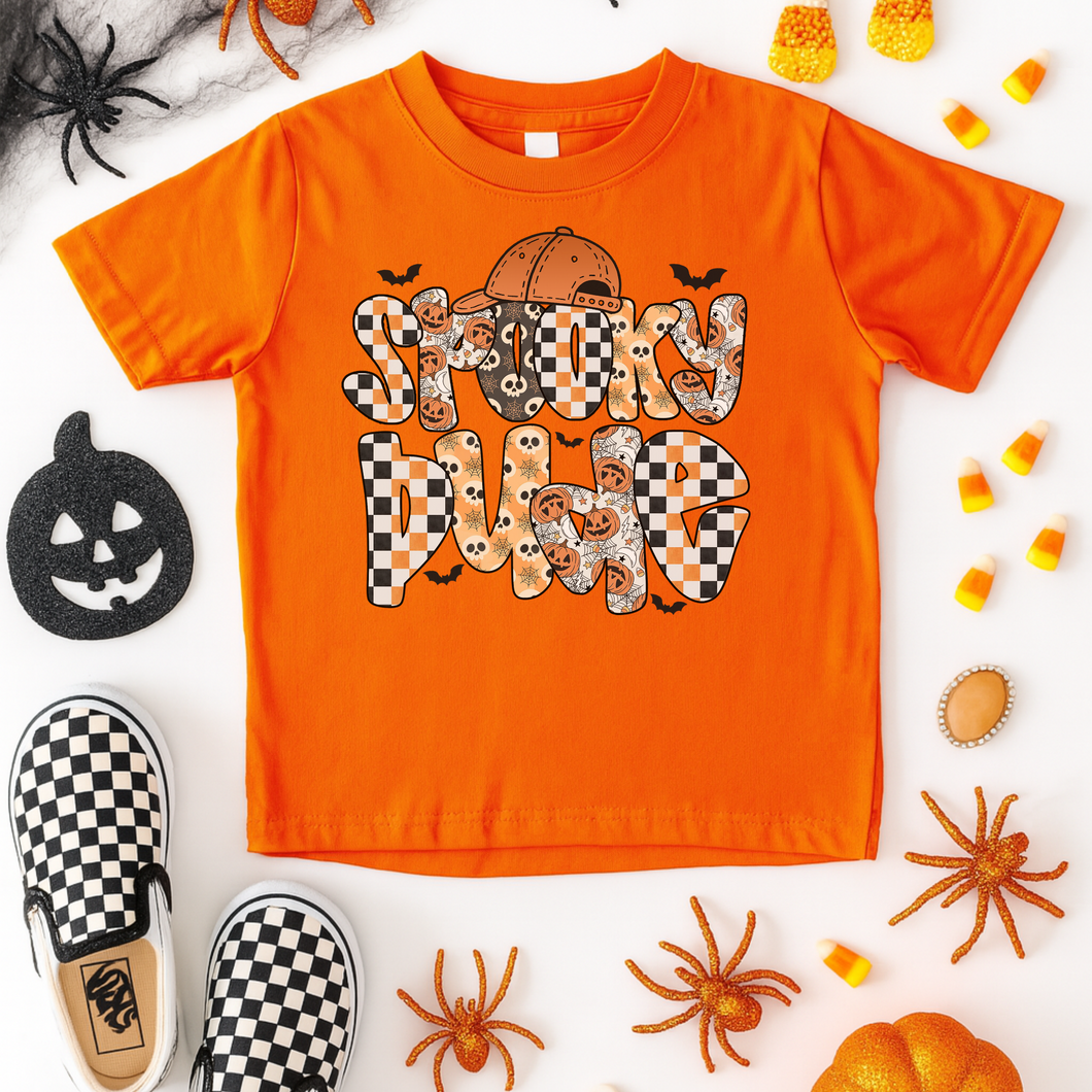 Spooky Dude Graphic Tee Toddler + Youth - Mavictoria Designs Hot Press Express