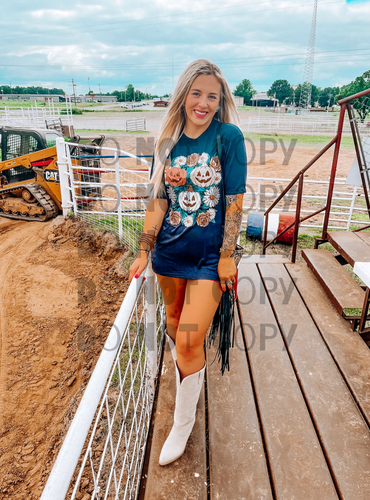 Floral pumpkins festive graphic tee or sweatshirt graphic tee or sweatshirt graphic tee or sweatshirt - Mavictoria Designs Hot Press Express