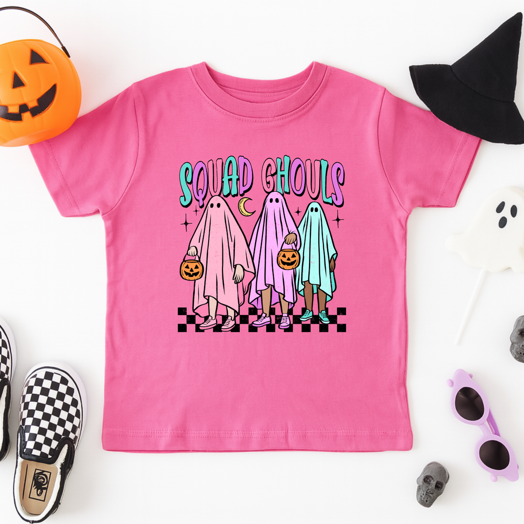 Bright Squad Ghouls Graphic Tee Toddler + Youth - Mavictoria Designs Hot Press Express