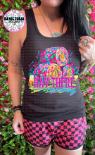 Load image into Gallery viewer, NEON COUNTRY WESTERN COLLECTION ON BLACK TANK - Mavictoria Designs Hot Press Express
