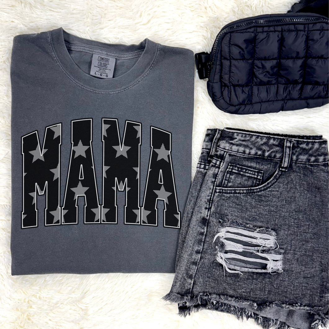 Mama Stars Pepper Graphic Tee - Mavictoria Designs Hot Press Express