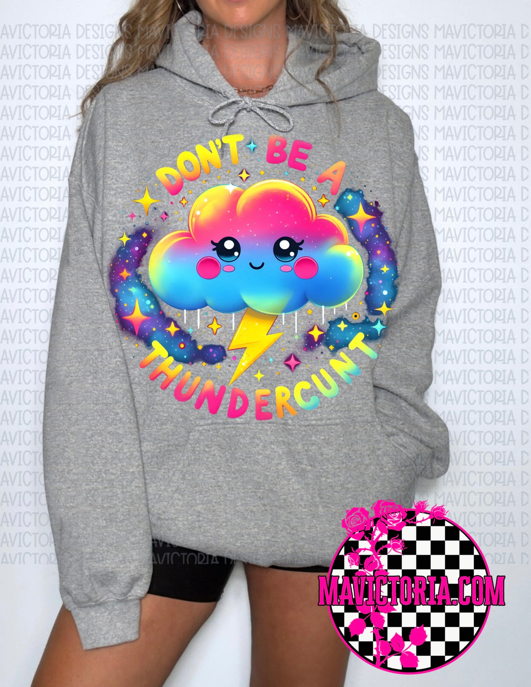 Don’t be a thundercunt on grey hoodie, crewneck, long sleeve or tee