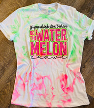 Load image into Gallery viewer, If you drink don’t drive do the watermelon crawl on hand dyed hoodie, crewneck, long sleeve tank or tee - Mavictoria Designs Hot Press Express
