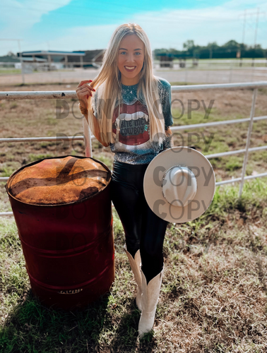 Charcoal bleached bite me cowboy graphic tee or sweatshirt graphic tee or sweatshirt - Mavictoria Designs Hot Press Express