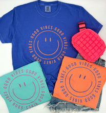 Load image into Gallery viewer, Good Vibes Graphic Tees - Mavictoria Designs Hot Press Express
