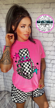 Load image into Gallery viewer, Neon pink comfort colors ENERGY DRINK COLLECTION graphic tee - Mavictoria Designs Hot Press Express
