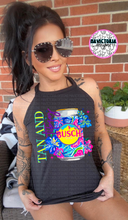 Load image into Gallery viewer, Tan and Tipsy neon floral beer collection - Mavictoria Designs Hot Press Express
