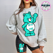 Load image into Gallery viewer, SWEAR BEAR COLLECTION on ash hoodie, crewneck, long sleeve or tee // SHORTS AND SWEATS SOLD SEPARATELY - Mavictoria Designs Hot Press Express
