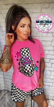 Load image into Gallery viewer, Neon pink comfort colors ENERGY DRINK COLLECTION graphic tee - Mavictoria Designs Hot Press Express
