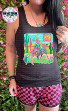 Load image into Gallery viewer, NEON COUNTRY WESTERN COLLECTION ON BLACK TANK - Mavictoria Designs Hot Press Express
