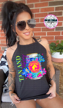 Load image into Gallery viewer, Tan and Tipsy neon floral beer collection - Mavictoria Designs Hot Press Express
