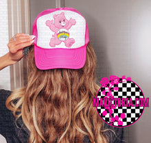 Load image into Gallery viewer, Swear bear care bear trucker hat - Mavictoria Designs Hot Press Express
