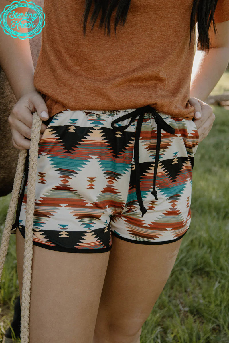 Southern roots Aztec athletic shorts - Mavictoria Designs Hot Press Express