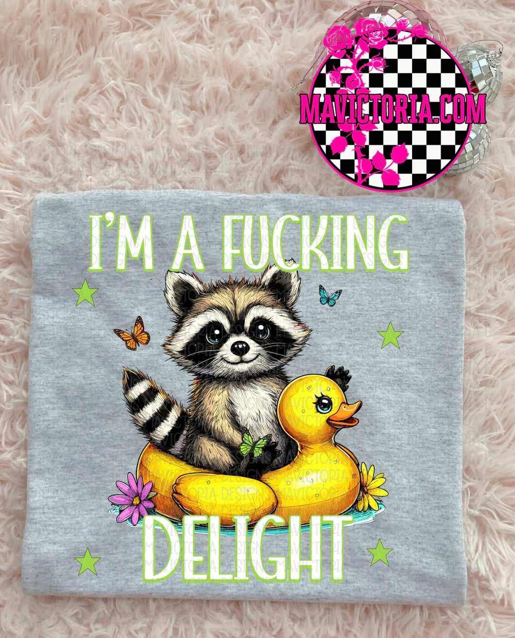 Im a fucking delight on grey graphic tee, long sleeve, crewneck sweatshirt, or hoodie