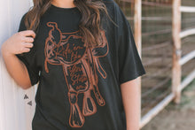 Load image into Gallery viewer, STOLEN SADDLE TEE [XL-3X ONLY] - Mavictoria Designs Hot Press Express
