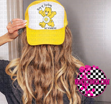 Load image into Gallery viewer, Swear bear care bear trucker hat - Mavictoria Designs Hot Press Express
