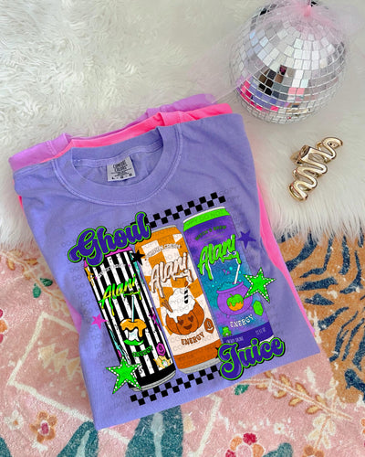 GHOUL JUICE alani on comfort colors graphic tee (you pick color) - Mavictoria Designs Hot Press Express