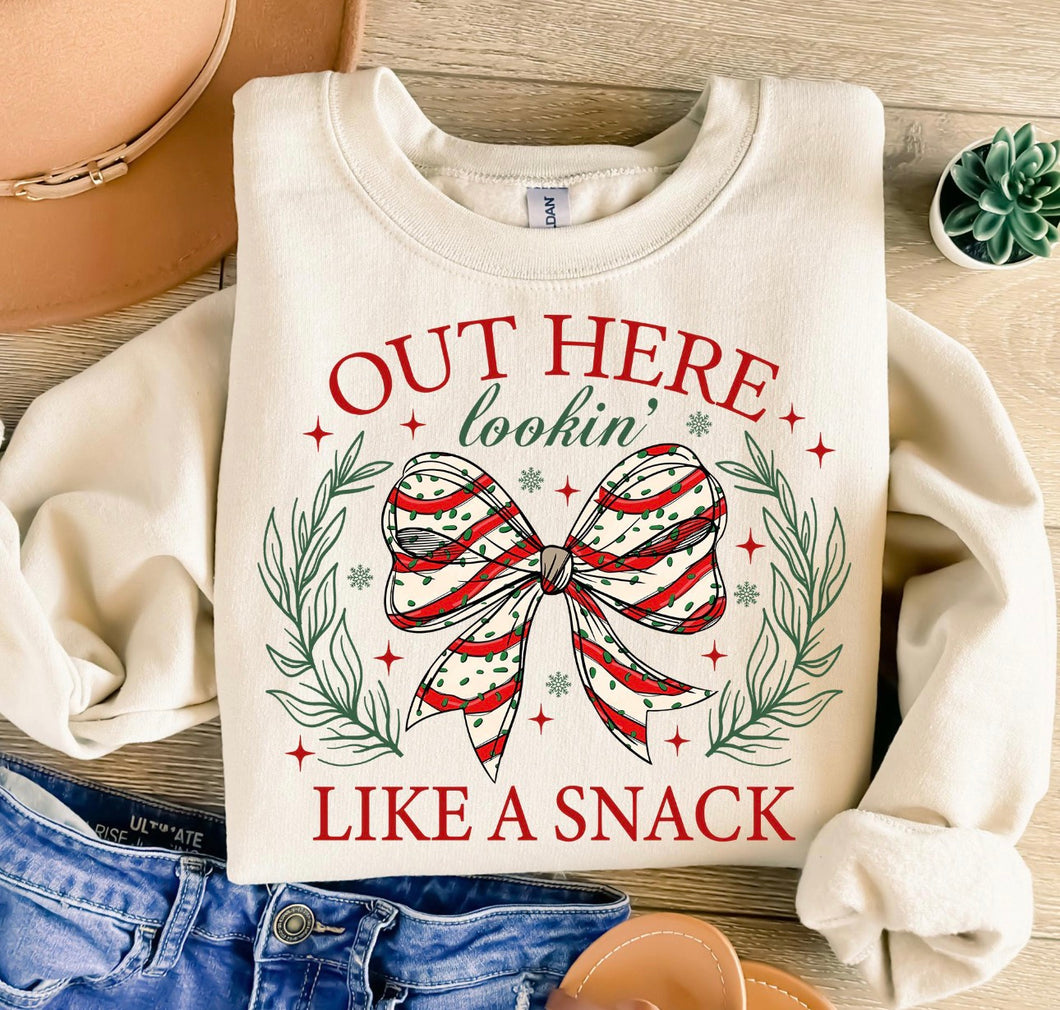 Out here looking like a snack on sand hoodie, crewneck, long sleeve or tee