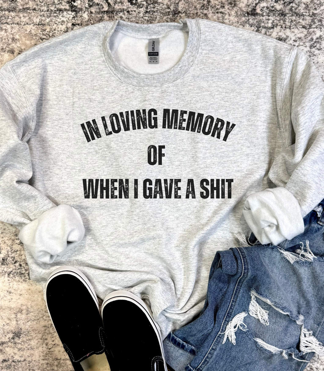 Loving Memory Graphic Sweatshirt and Tee - Mavictoria Designs Hot Press Express