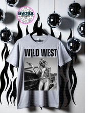 Load image into Gallery viewer, Badass country women collection on gray graphic tee - Mavictoria Designs Hot Press Express
