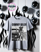 Load image into Gallery viewer, Badass country women collection on gray graphic tee - Mavictoria Designs Hot Press Express

