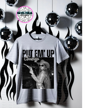 Load image into Gallery viewer, Badass country women collection on gray graphic tee - Mavictoria Designs Hot Press Express

