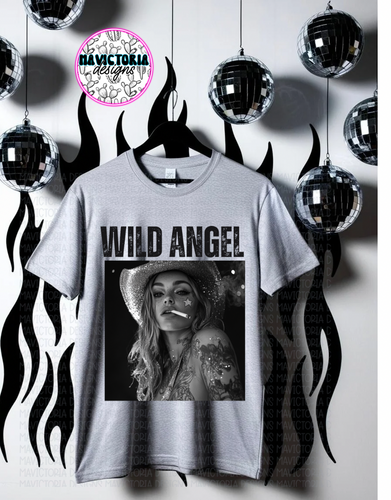 Badass country women collection on gray graphic tee - Mavictoria Designs Hot Press Express