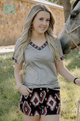 Whiskey river vneck top - Mavictoria Designs Hot Press Express