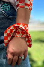 Load image into Gallery viewer, Checkered LATIGO ribbon in several colors - Mavictoria Designs Hot Press Express
