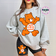 Load image into Gallery viewer, SWEAR BEAR COLLECTION on ash hoodie, crewneck, long sleeve or tee // SHORTS AND SWEATS SOLD SEPARATELY - Mavictoria Designs Hot Press Express
