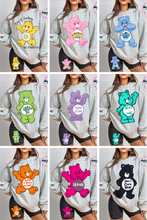 Load image into Gallery viewer, SWEAR BEAR COLLECTION on ash hoodie, crewneck, long sleeve or tee // SHORTS AND SWEATS SOLD SEPARATELY - Mavictoria Designs Hot Press Express
