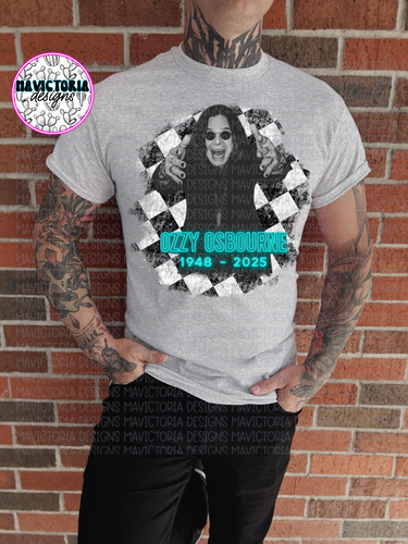 RIP OZZY on ash hoodie, crewneck, long sleeve or tee - Mavictoria Designs Hot Press Express
