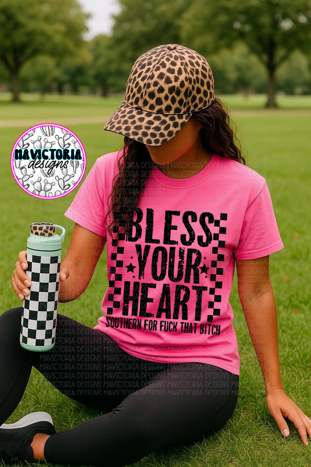 Bless your heart southern for go fuck yourself on NEON PINK hoodie, crewneck, long sleeve or tee - Mavictoria Designs Hot Press Express
