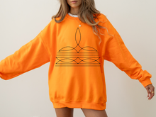 Load image into Gallery viewer, The neon boot stitch bootstitch CREWNECK SWEATSHIRT collection - Mavictoria Designs Hot Press Express
