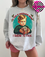 Load image into Gallery viewer, If this is underwear again. I swear to fuck. On grey hoodie, crewneck, long sleeve or graphic tee
