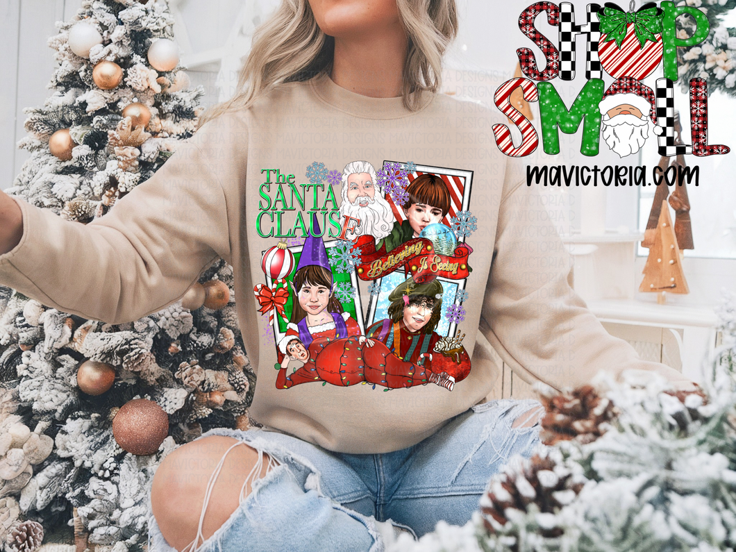 The Santa Claus on sand hoodie, crewneck, long sleeve or tee