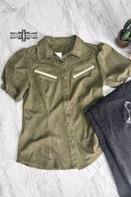 Load image into Gallery viewer, OLIVE- Calaboose Top - Mavictoria Designs Hot Press Express
