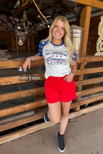Load image into Gallery viewer, All American Cowgirl Tee - Mavictoria Designs Hot Press Express
