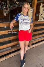 Load image into Gallery viewer, All American Cowgirl Tee - Mavictoria Designs Hot Press Express
