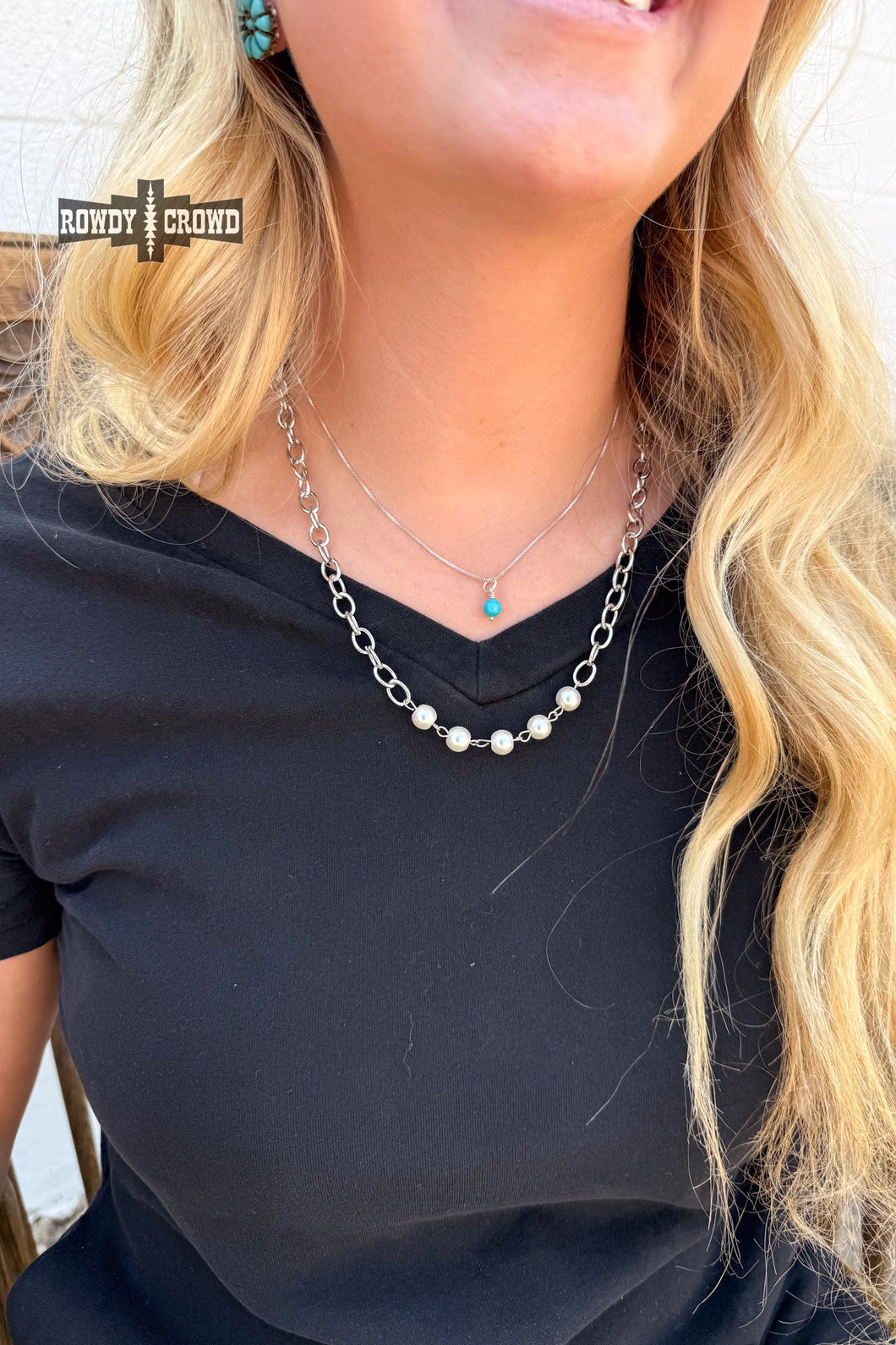 Pretty in Pearls Necklace - Mavictoria Designs Hot Press Express
