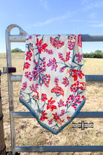 Load image into Gallery viewer, Flower Child Wild Rag/ Scarf - Mavictoria Designs Hot Press Express
