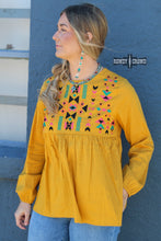 Load image into Gallery viewer, Guadalupe Blouse - Mavictoria Designs Hot Press Express
