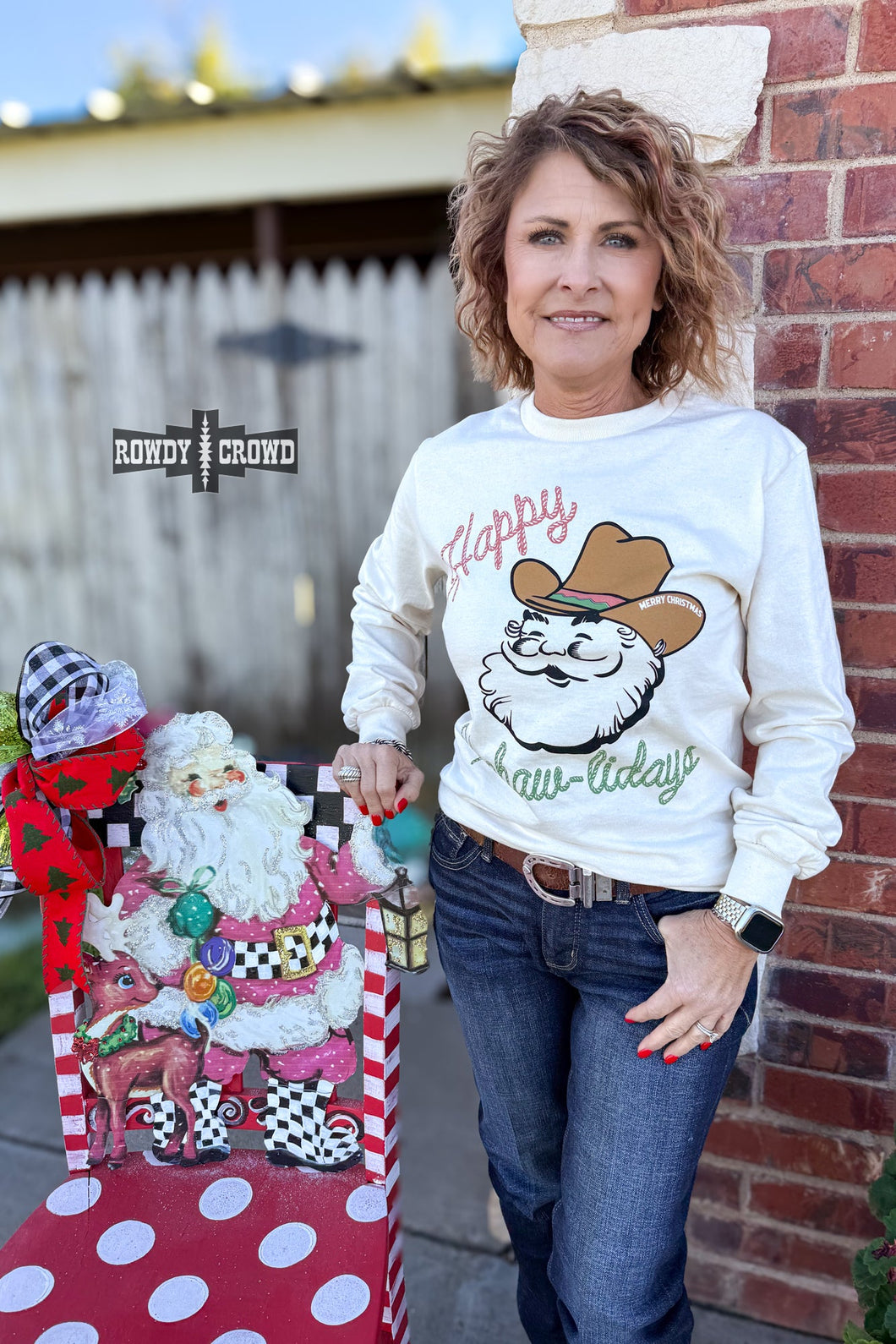 Yee-Hawlidays Long Sleeve - Mavictoria Designs Hot Press Express