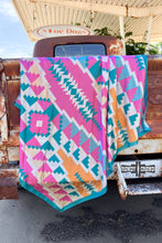 Load image into Gallery viewer, Pastel Paradise Wild Rag/ Scarf - Mavictoria Designs Hot Press Express
