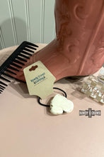 Load image into Gallery viewer, White Rock Ponytail Holder - Mavictoria Designs Hot Press Express
