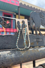 Load image into Gallery viewer, Turquoise West Hoops - Mavictoria Designs Hot Press Express

