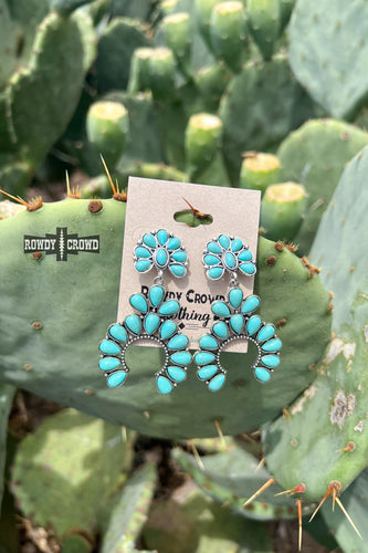 Blue Blossom Earrings - Mavictoria Designs Hot Press Express