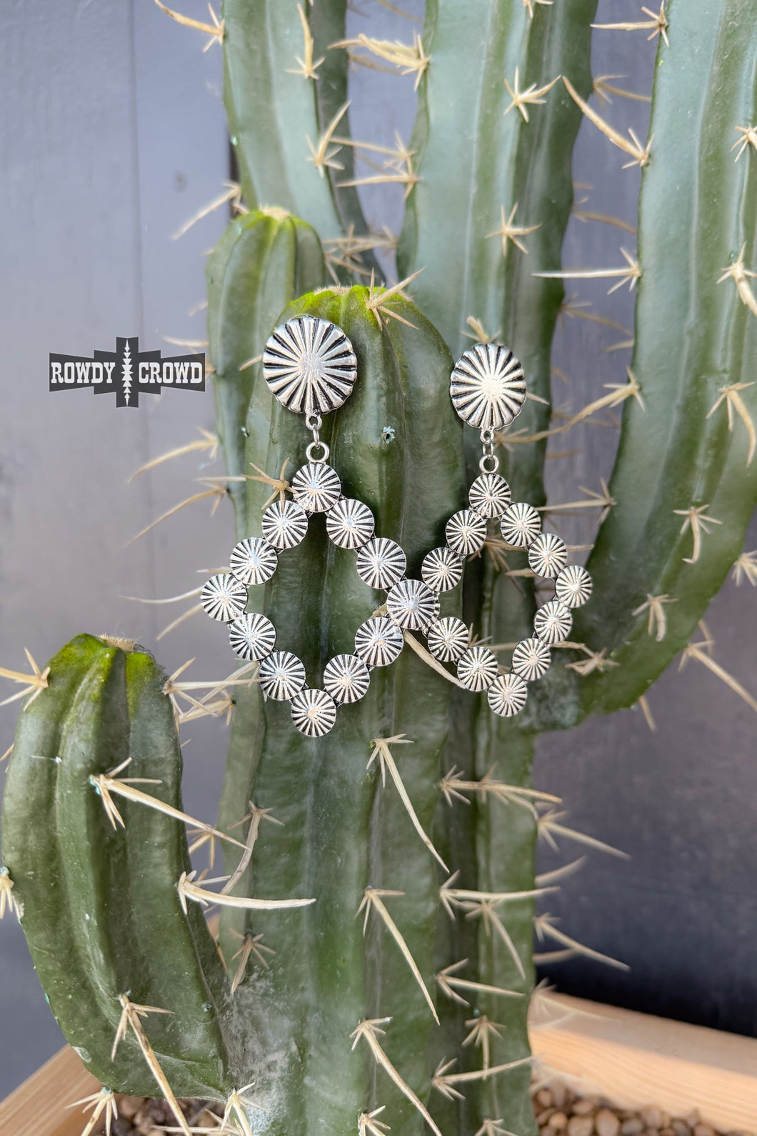 Choctaw Concho Earrings - Mavictoria Designs Hot Press Express