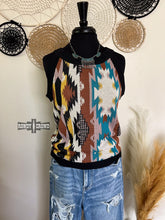 Load image into Gallery viewer, Stagecoach Sweater Tank - Mavictoria Designs Hot Press Express
