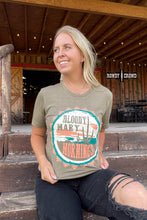 Load image into Gallery viewer, Bloody Mary Mornings Tee - Mavictoria Designs Hot Press Express
